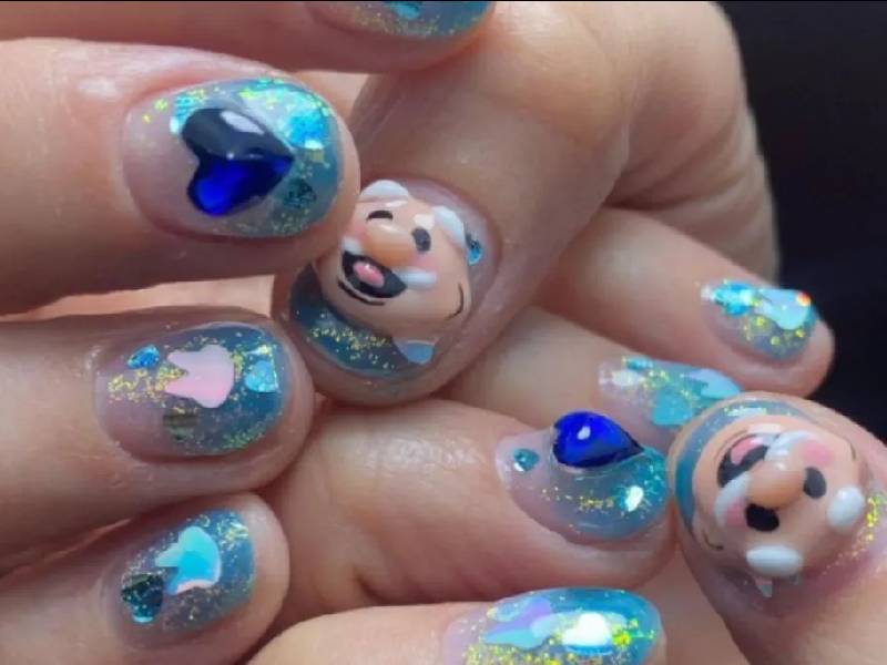 ¡Khé! Joven japonesa se hace uñas con diseño de Dr.Simi ; se viraliza