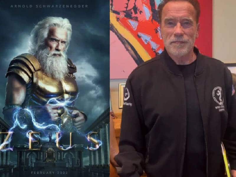 Arnold Schwarzenegger revela en nuevo póster como Zeus