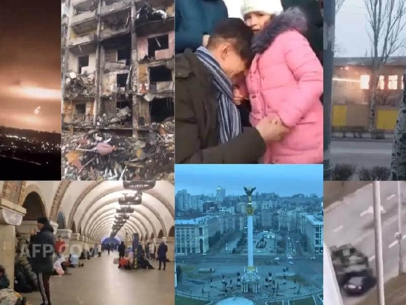 Los 10 videos más impactantes del conflicto entre Rusia y Ucrania