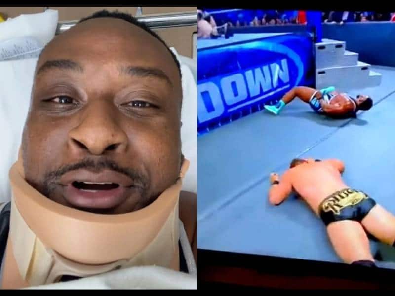 Video: Big E se rompe el cuello durante lucha de la WWE