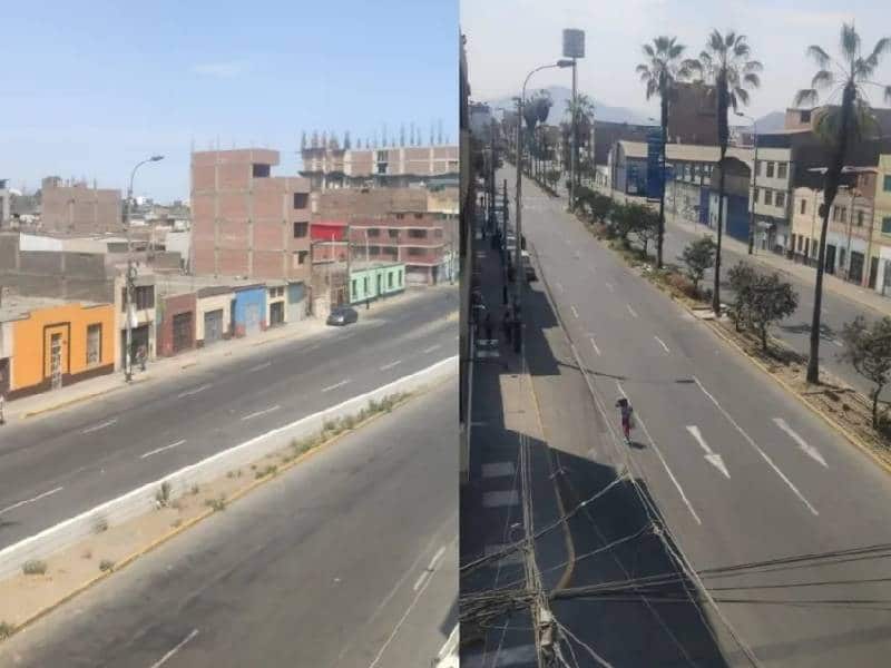Lima amanece semivacía bajo toque de queda y con militares en las calles