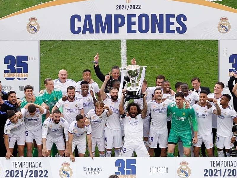 El Real Madrid conquista su 35º título en la Liga española