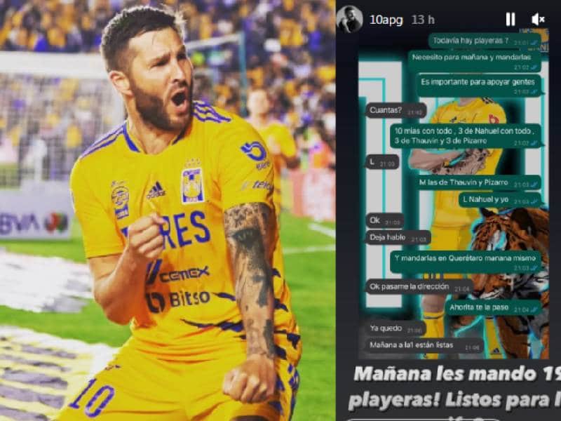 André Pierre Gignac ayudará a Gallos Femenil donando playeras