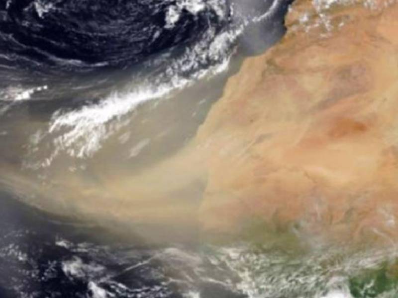 Llega el polvo del Sahara a la Península de Yucatán