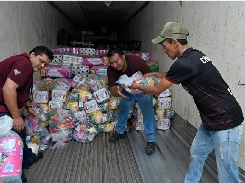 Envían más de 22 toneladas de ayuda humanitaria para damnificados por el huracán “Ágatha”