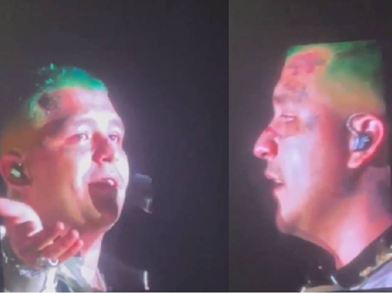 Video: ¡No aguanta nada! Christian Nodal llora en pleno concierto