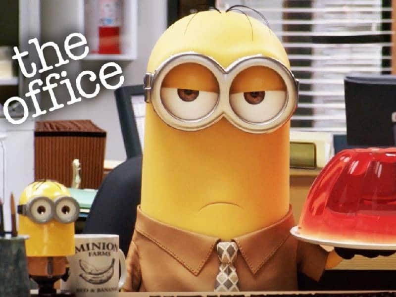 ¡Obra maestra! Minions se apoderan de la presentación de «The Office»