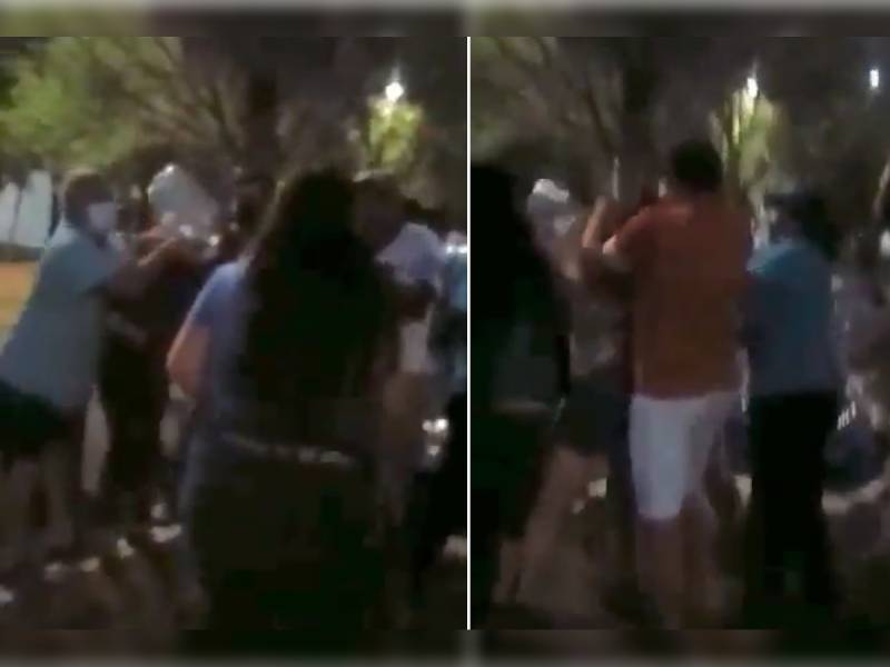 Video: A ‘garrafonazos’, vecinos pelean por agua en Guadalupe, Nuevo León