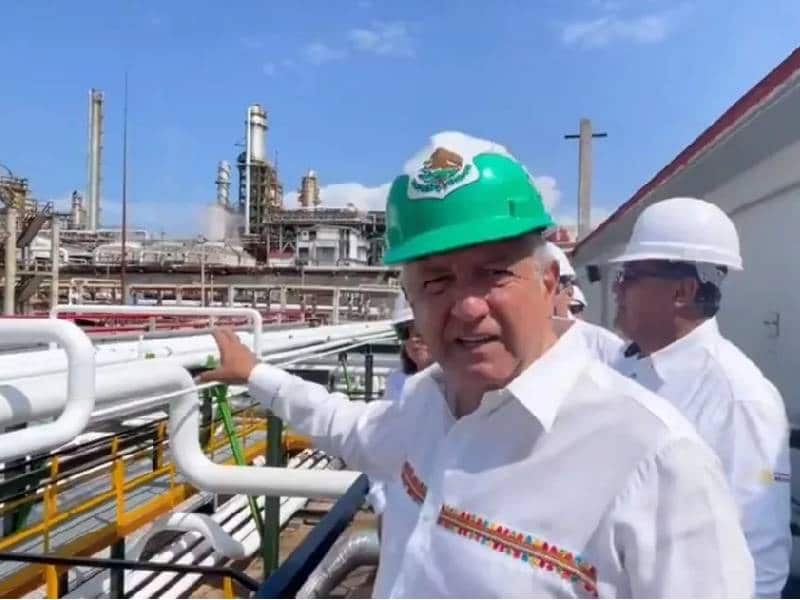 Anuncia AMLO proceso de prueba para refinería de Dos Bocas