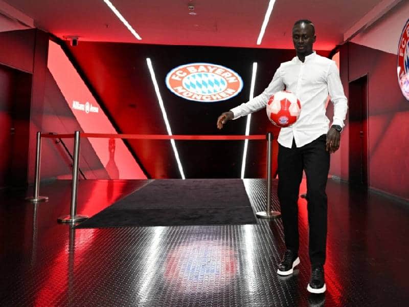 Sadio Mané es presentado como nuevo jugador del Bayern München