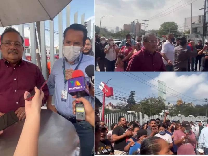 VIDEO: Vecinos y alcaldes de Escobedo y San Nicolás protestan por desabasto de agua