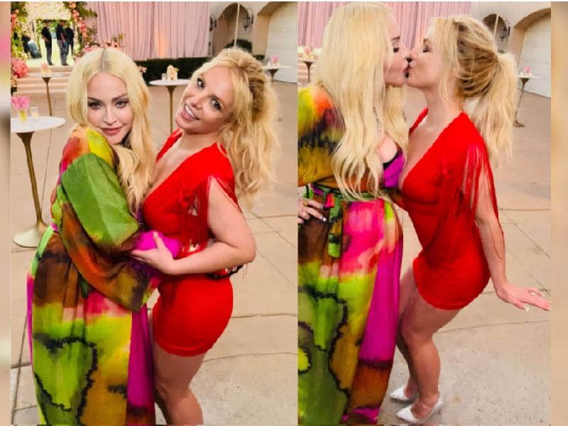 Recordando viejos tiempos, Madonna vuelve a besar a Britney en su boda