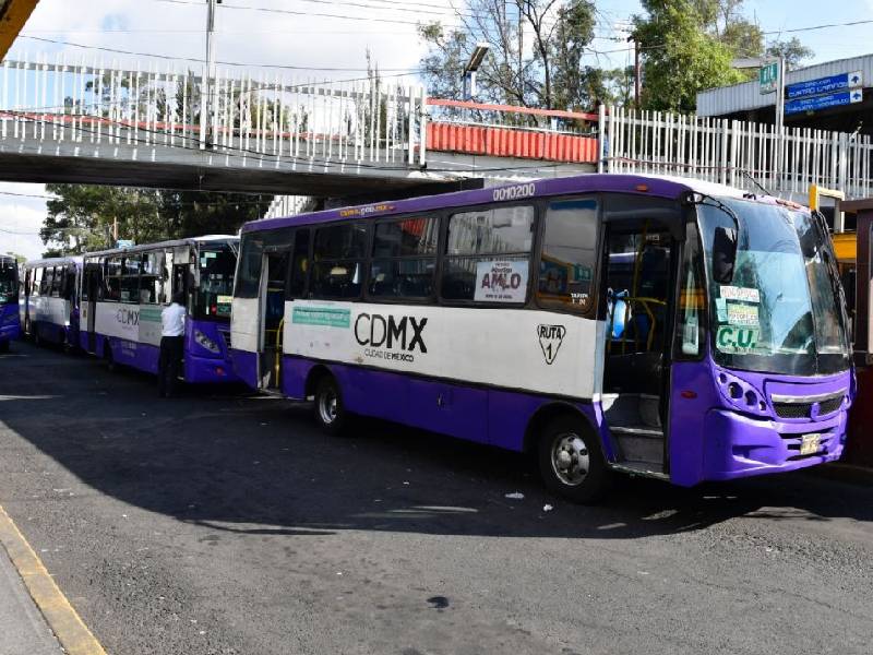 Van 272 unidades de transporte público sancionadas en CDMX