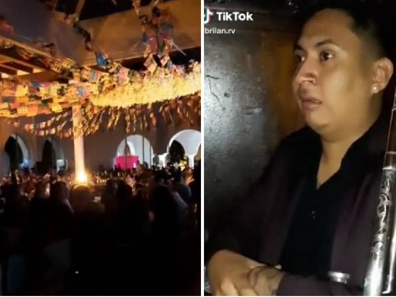 VIDEO: Músico llora al saber que tocará en boda… de su ex