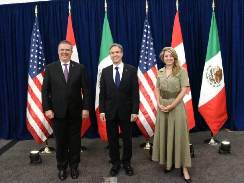 México, Estados Unidos y Canadá acuerdan fortalecer relación