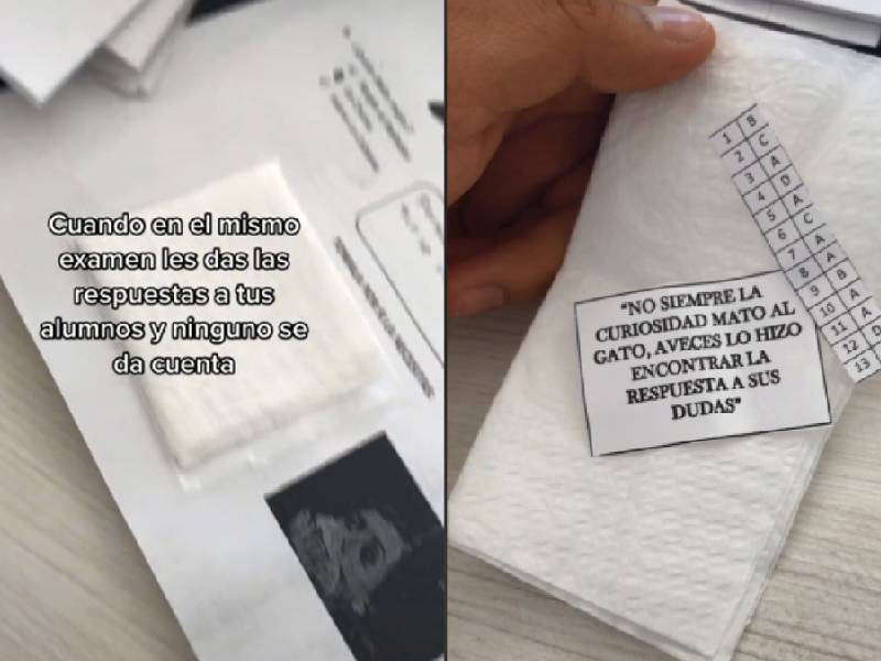 TikTok_ Profesor ayuda a sus alumnos en examen y estos no se dan cuenta