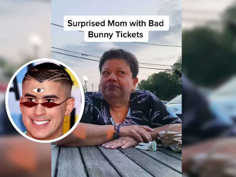 Mamá rompe en llanto al recibir boletos para ver a Bad BunnyMamá rompe en llanto al recibir boletos para ver a Bad Bunny