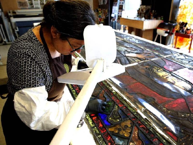 Avanzan trabajos de restauración en Notre Dame