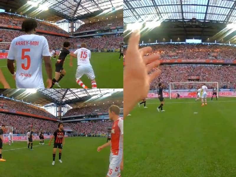 VIDEO: ¡El futbol no se verá igual! Estrenan la “bodycam” en el duelo Köln vs Milán