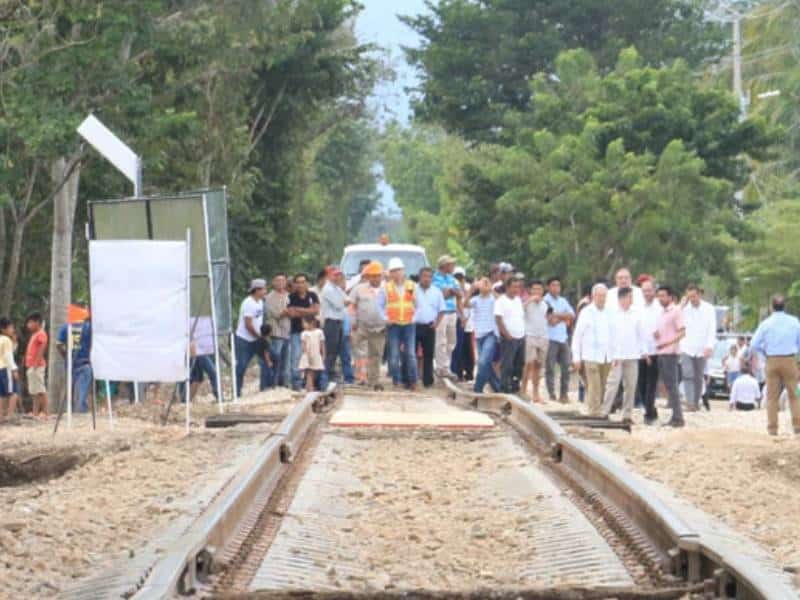 Supervisa AMLO avance del Tren Maya