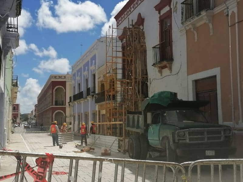 198 predios históricos en Campeche presentan daños