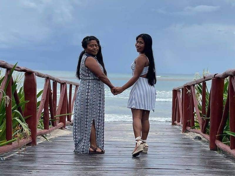 Yalitza Aparicio de vacaciones en la Riviera Maya