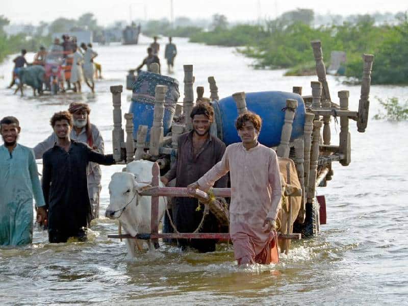 Más de mil muertos por inundaciones de Pakistán