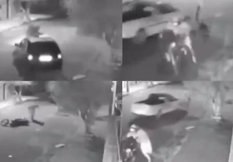 VIDEO_ Conductores atropellan a ladrones para evitar asaltos
