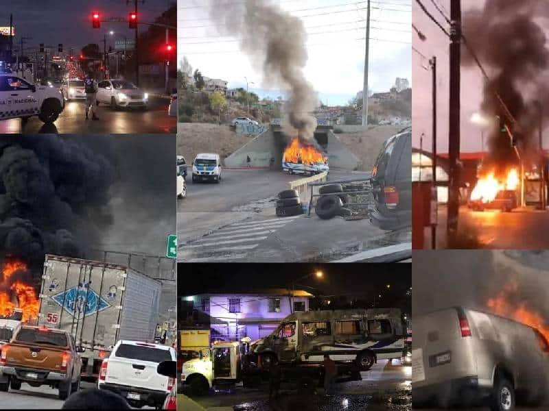 Van 17 detenidos por hechos violentos en Baja California