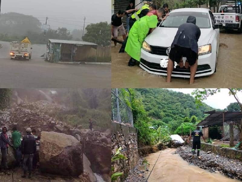 Comienzan los estragos de ‘Lester’ tras tocar tierra en Guerrero