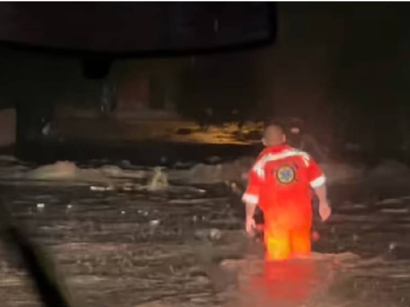 Captan en video inundaciones en Múzquiz, Coahuila