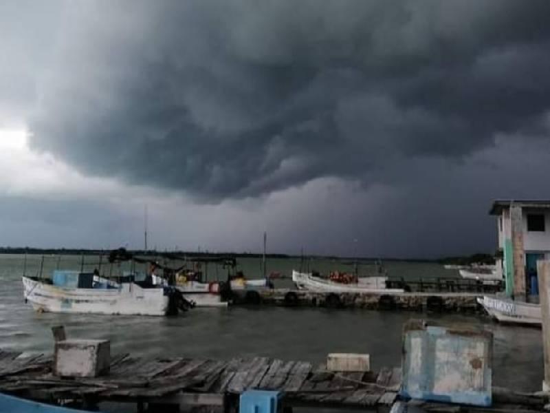 Se espera un jueves con lluvias fuertes en Campeche