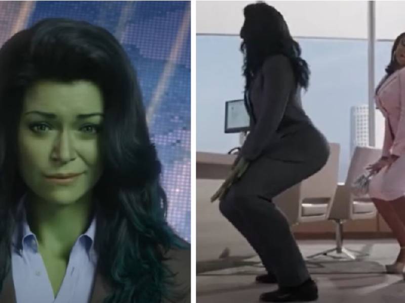 ¡Épico perreo! graban imágenes de She Hulk bailando en pleno backstage