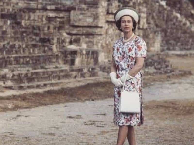 Así fue la visita de la reina Isabel II por Quintana Roo y Yucatán