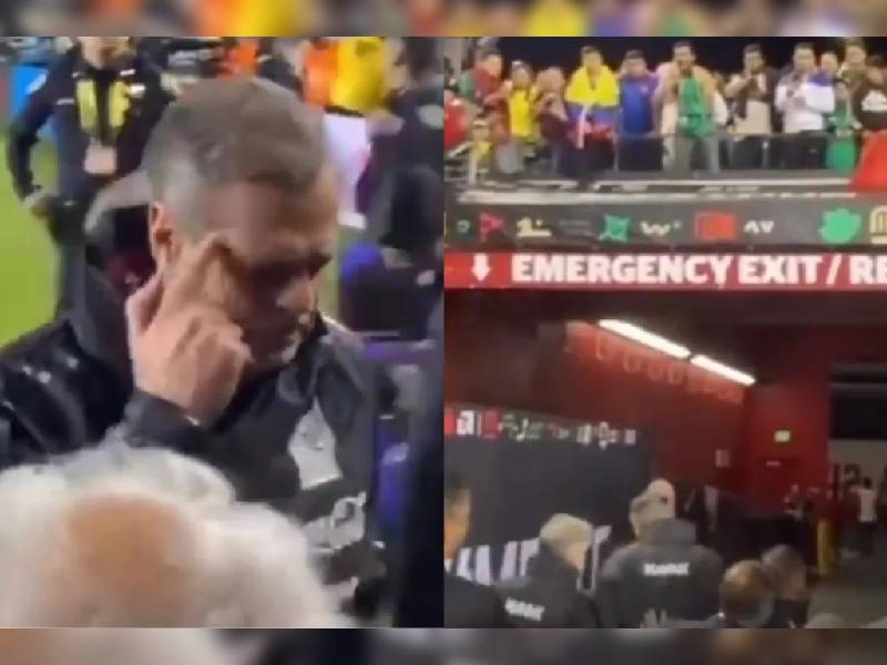 Video: Afición mexicana lanza vasos y cerveza al “Tata” Martino tras su derrota contra Colombia