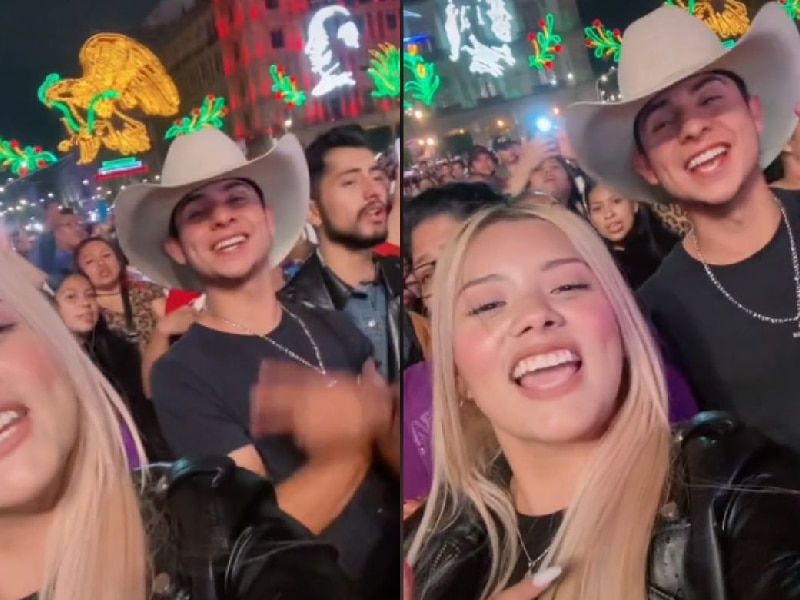 ¡Ay el amor! Mujer se enamora en el concierto de Grupo Firme; se reencuentran en TikTok