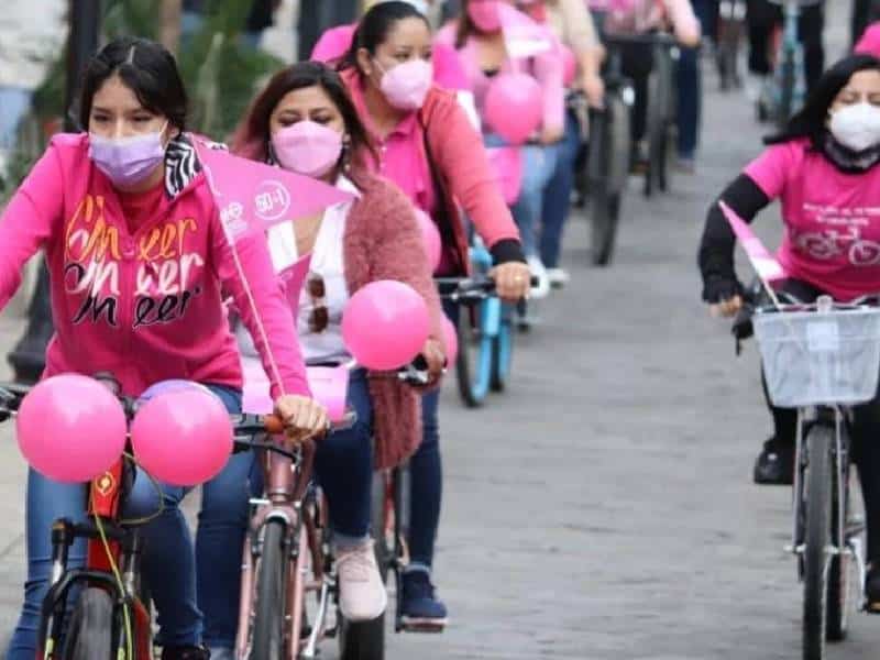 Mes Rosa_ _Rodemos por la vida_ en Ciudad del Carmen