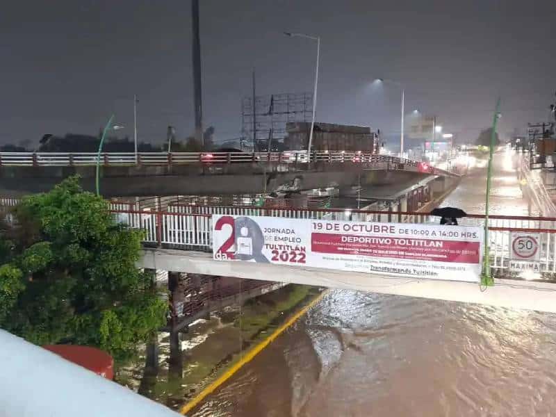 Una persona muerta en Ecatepec y más de 500 viviendas afectadas por lluvias en Tultitlán