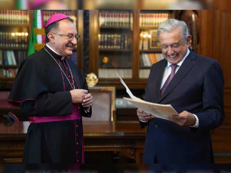 Recibe AMLO cartas credenciales de tres embajadores