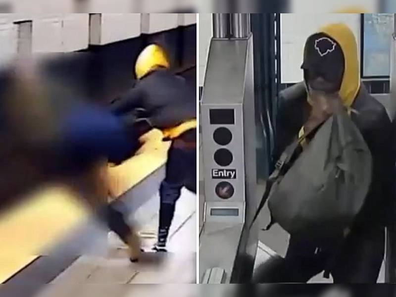 VIDEO: Sujeto empuja a un hombre a las vías del Metro de NY