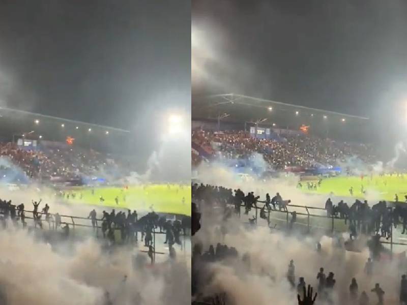 VIDEO_ ¡Tragedia! Más de 100 muertos en disturbios en un estadio de Indonesia