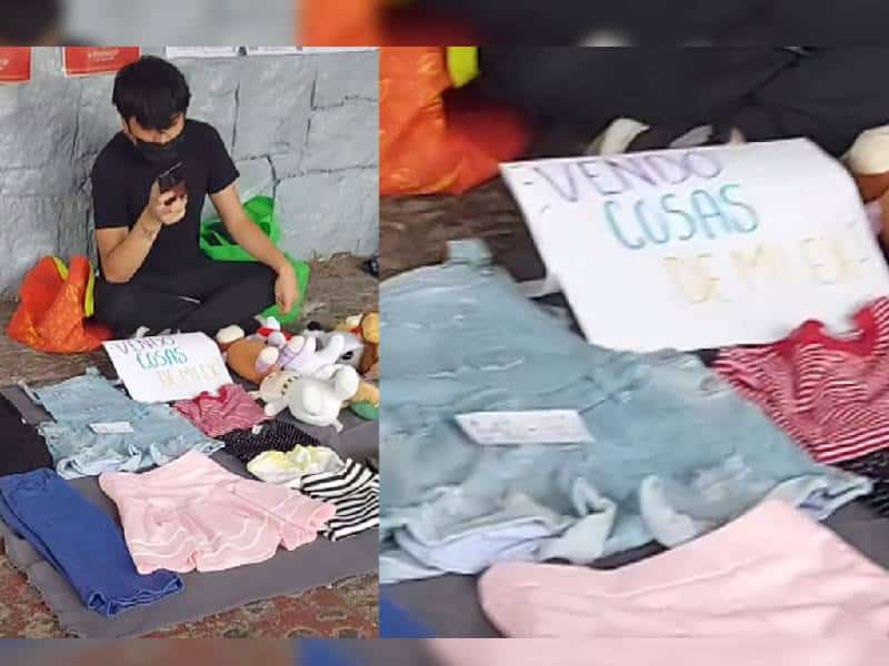 TikTok:¡Mente de tiburón! Joven vende la ropa de su exnovia en tianguis