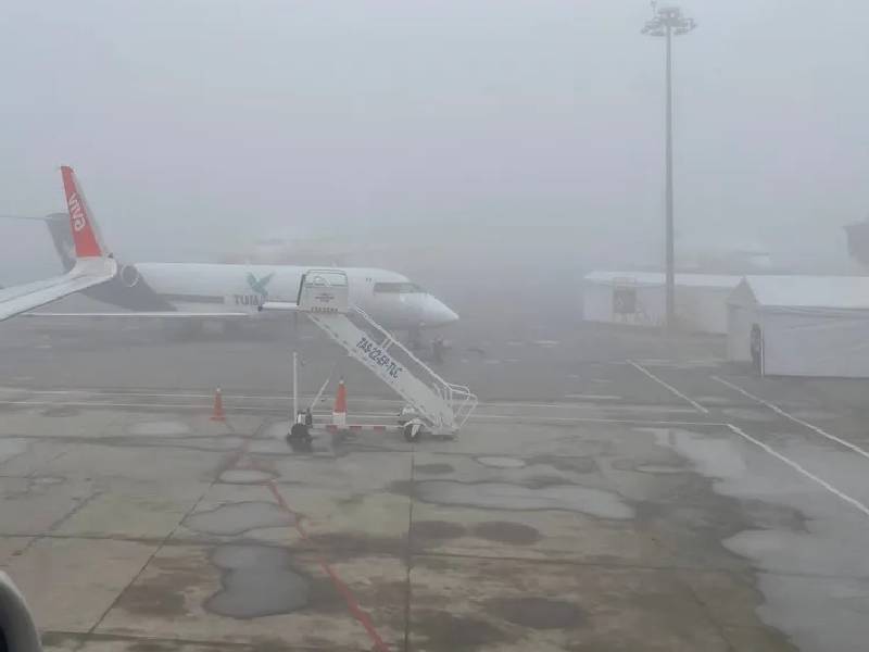 Caos en el aeropuerto Internacional Benito Juárez