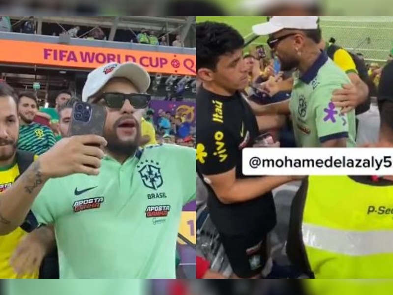 Video. Aparece doble de Neymar en estadio de Qatar y causa sensación entre los aficionados