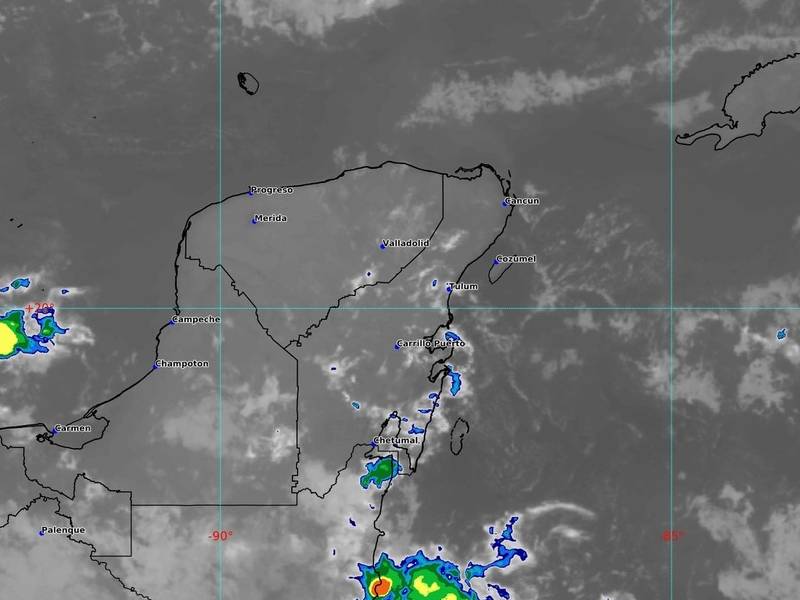 Sábado nublado en Campeche