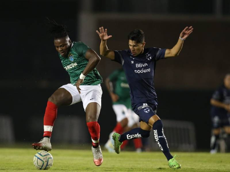 Cancún FC empata sin goles ante Rayados de Monterey en duelo de preparación