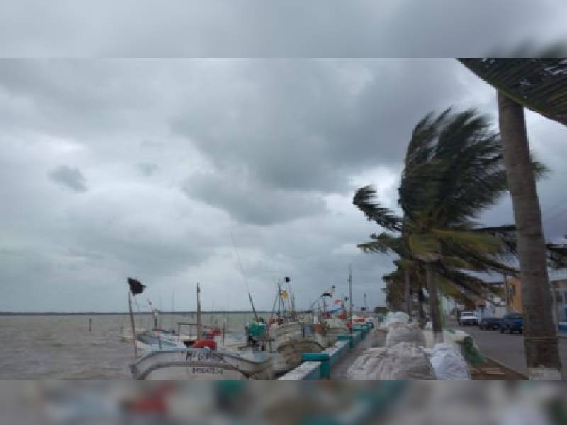 Evento de “Norte” ocasionará rachas de 70 km/h en Campeche