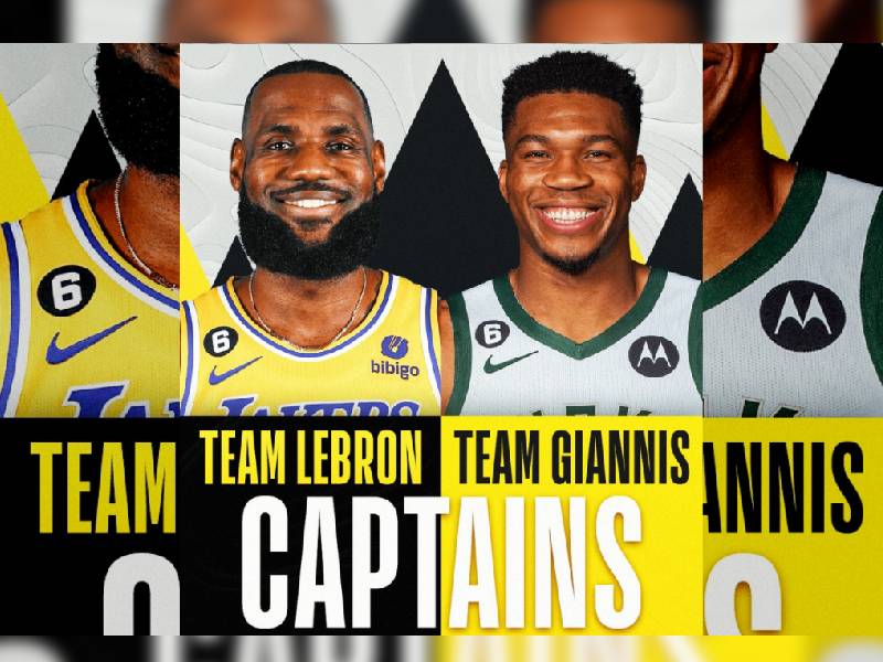 LeBron y Antetokounmpo capitanearán equipos del All-Star