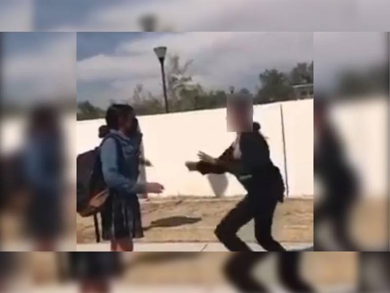 Captan otra pelea entre alumnas de secundaria en Zumpango