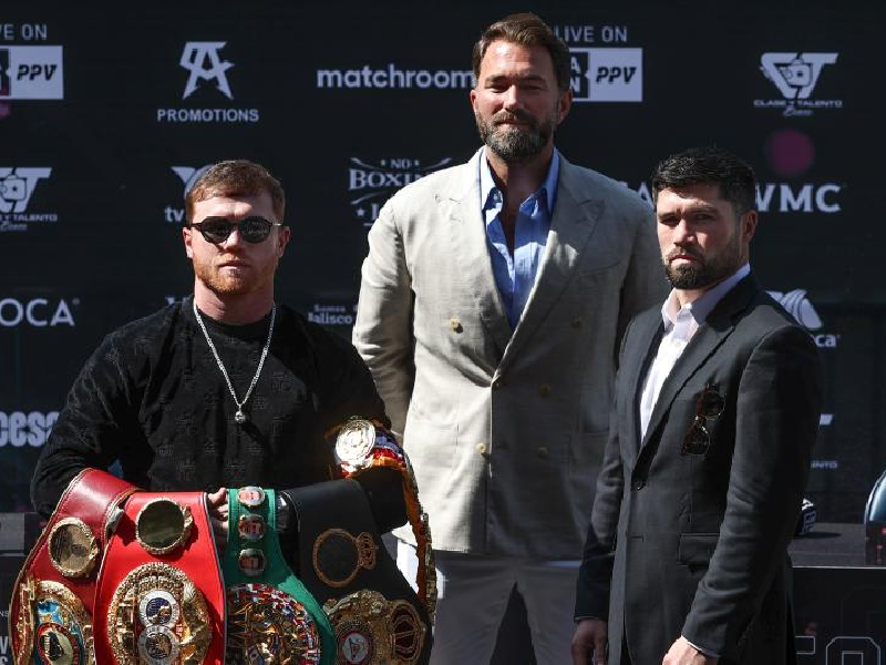 ¡Todo listo! El Canelo Álvarez y John Ryder dan el peso para la pelea